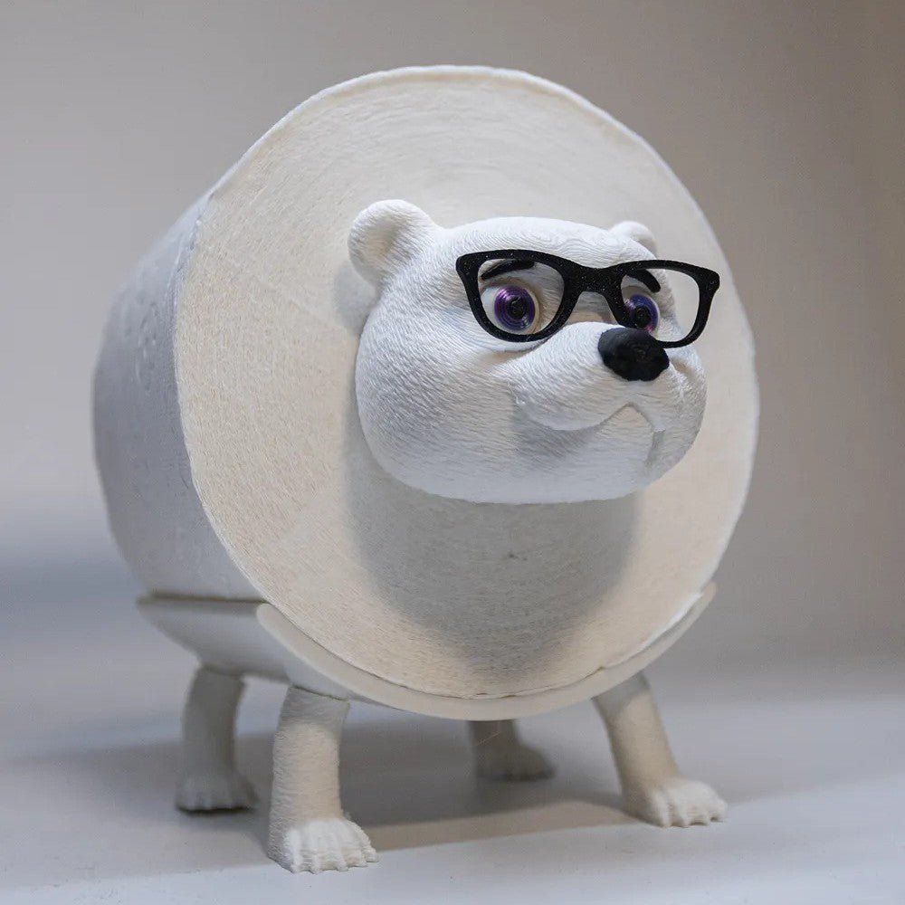 Polar Bear Toilet Paper Holder Creative Ornaments