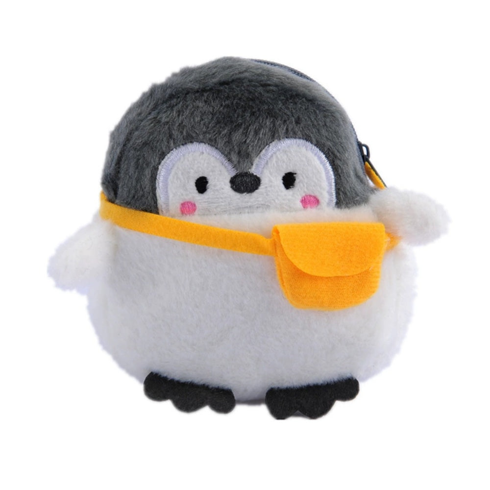 Cute Penguin Mini Wallet - Kawaii Coin Purse Keychain