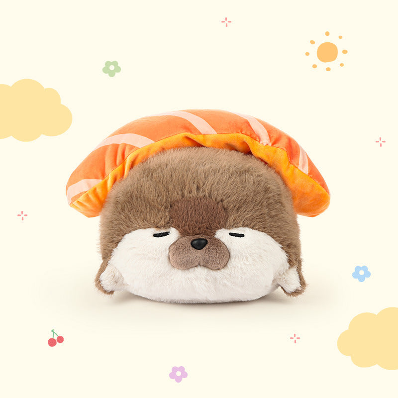 Kawaii Sushi Sea Otter Family Stuffed Animals Plush