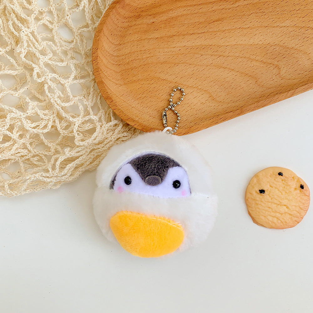 Penguin Plush Keychain - Kawaii Breakfast Series Mini Bag Charm