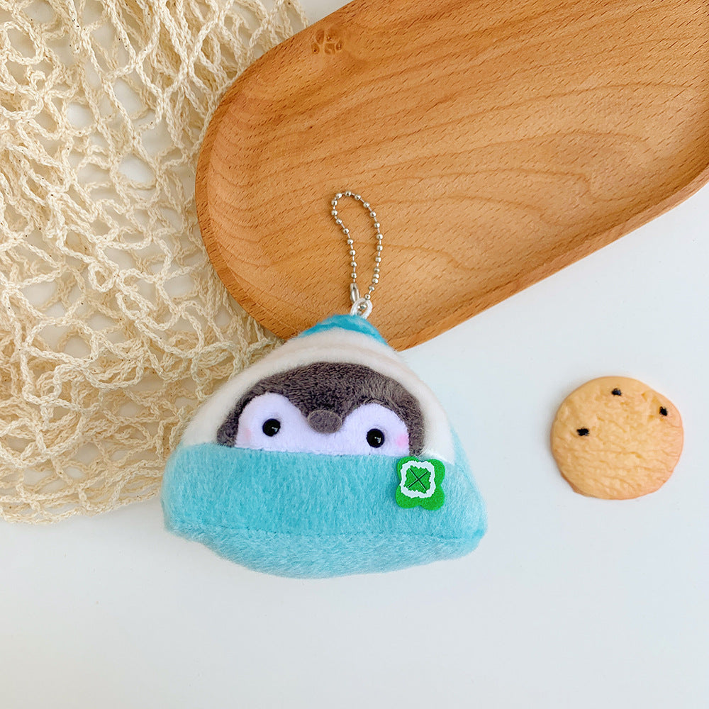 Penguin Plush Keychain - Kawaii Breakfast Series Mini Bag Charm