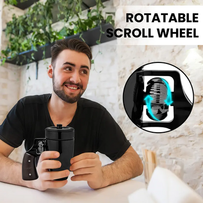 Rotatable Wooden Handle Playable Fidgets Coffee Mug
