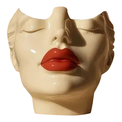 Women's Head Shape Boho Feminist Decoration Makeup Brush Holder